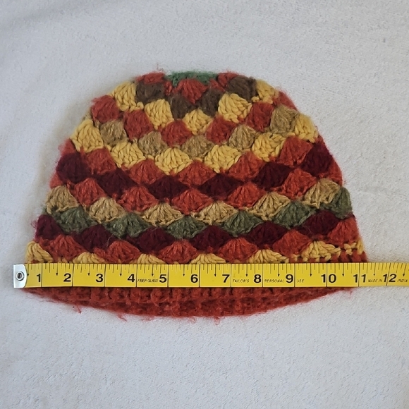 Autumn Hues Crochet Beanie - Picture 5 of 7